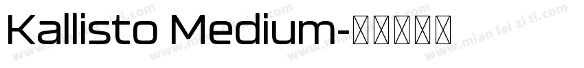 Kallisto Medium字体转换